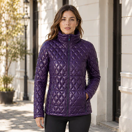 Parka Mujer Northland Twaina Pluma 90/10 Deep Purple | Duvet Natural, Ultraliviana y Abrigo Alto