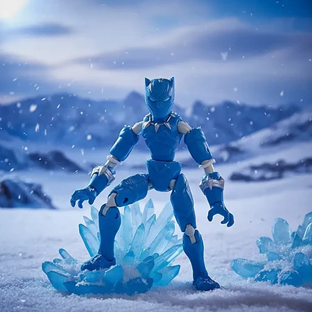 Figura Black Panther Marvel Avengers Bend and Flex Missions 15 cm Hasbro F4015