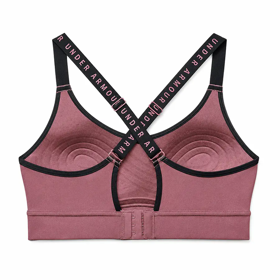 Peto Deportivo Mujer Under Armour Infinity Mid 1351990-554 | Soporte Medio, HeatGear y Acolchado Moldeado