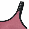 Peto Deportivo Mujer Under Armour Infinity Mid 1351990-554 | Soporte Medio, HeatGear y Acolchado Moldeado