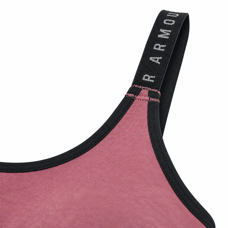 Peto Deportivo Mujer Under Armour Infinity Mid 1351990-554 | Soporte Medio, HeatGear y Acolchado Moldeado