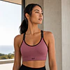 Peto Deportivo Mujer Under Armour Infinity Mid 1351990-554 | Soporte Medio, HeatGear y Acolchado Moldeado