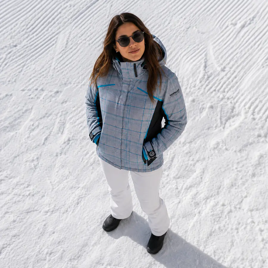 Parka Ski Mujer Northland Storm Shell Check 02-048330 | Impermeable 10K, Respirable 10K y Softshell Tricapa