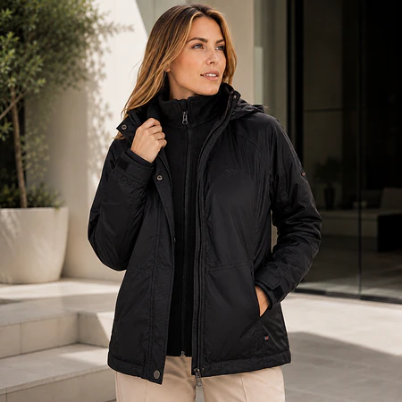 Parka 3 en 1 Mujer Northland Exo Meribel Combi Black 02-022627 | Impermeable 8.000 mm + Polerón Micropolar Desmontable