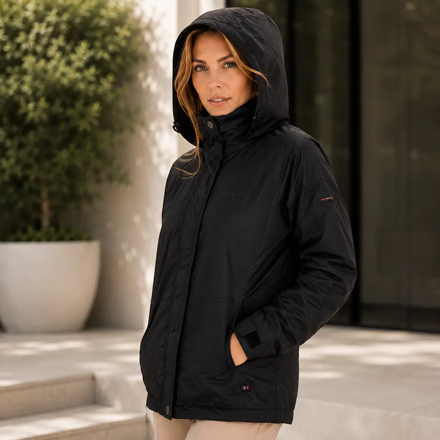 Parka 3 en 1 Mujer Northland Exo Meribel Combi Black 02-022627 | Impermeable 8.000 mm + Polerón Micropolar Desmontable