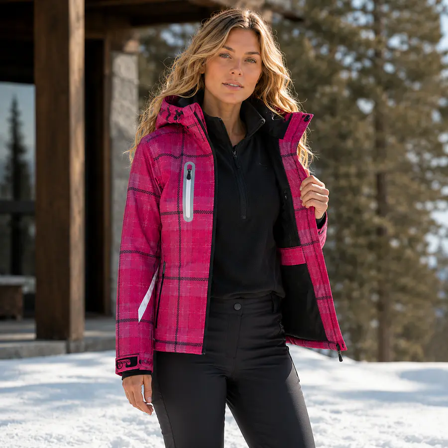 Parka Ski Mujer Northland Freski Printed Fucsia 02-0481275