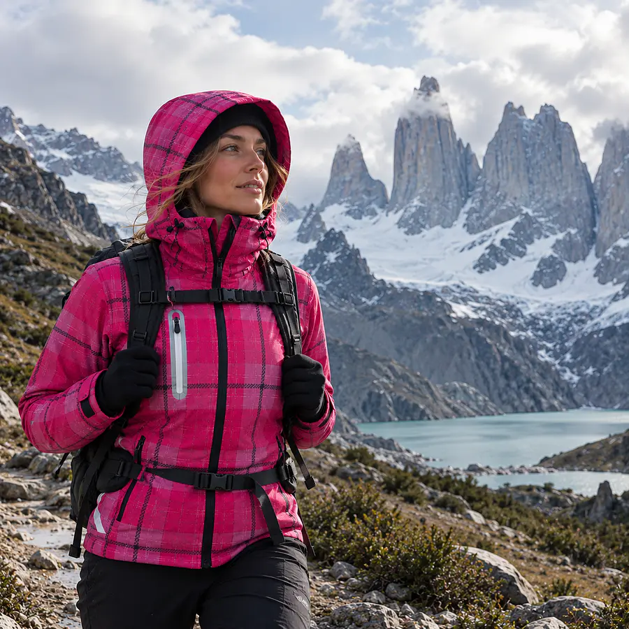 Parka Ski Mujer Northland Freski Printed Fucsia 02-0481275