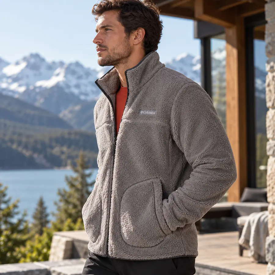Chaqueta Polar Hombre Columbia Rugged Ridge II Sherpa 1911111-023