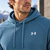 Polerón Hombre Under Armour Rival Fleece Azul 1379861-414