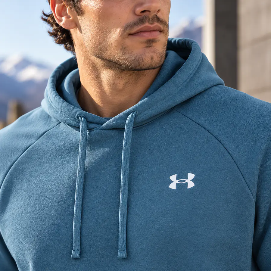 Polerón Hombre Under Armour Rival Fleece Azul 1379861-414