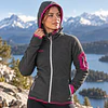 Polerón Polar Mujer Rusty Gardenia Gris W7R2306BLK