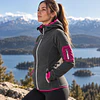 Polerón Polar Mujer Rusty Gardenia Gris W7R2306BLK