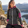 Polerón Polar Mujer Rusty Gardenia Gris W7R2306BLK