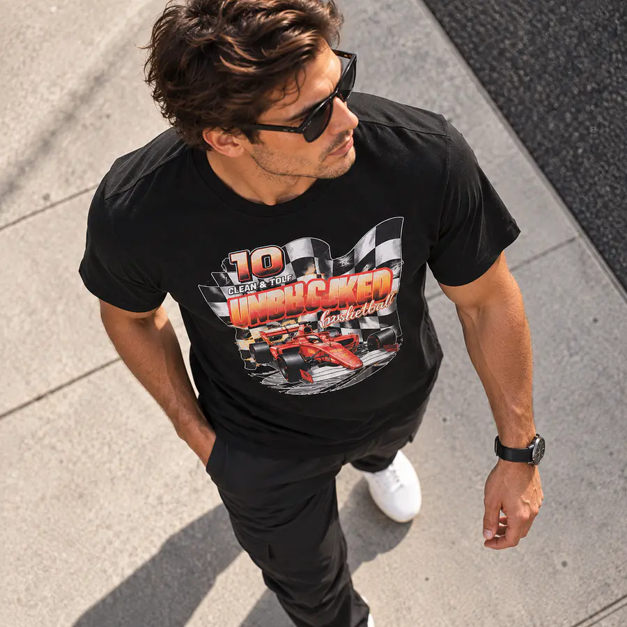 Polera Hombre Under Armour Hoops Finish Line Negra 1361947-001
