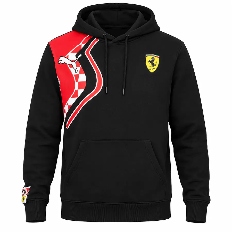 Polerón Hombre PUMA Scuderia Ferrari Race Premium Negro 535802-01