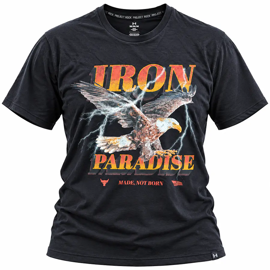 Polera Hombre Under Armour Project Rock Negra 6011001-001