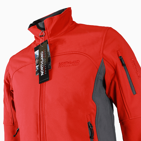 Chaqueta hombre Northland Base Shell Georgia Red 02-044352