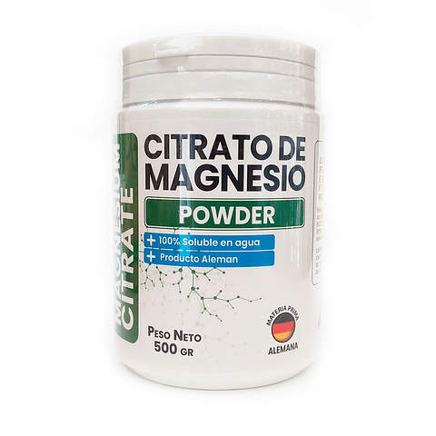 Citrato de Magnesio en polvo 500gr