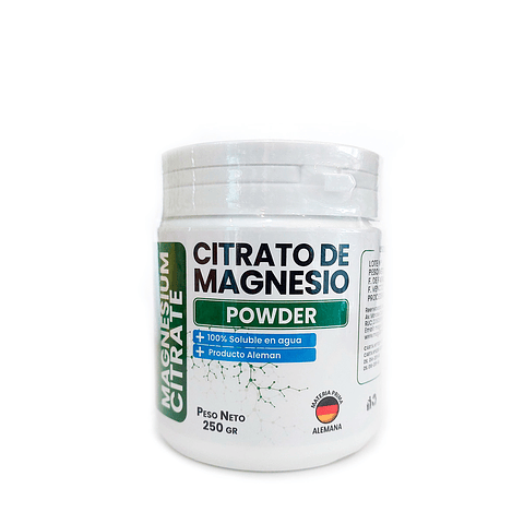 Citrato de Magnesio en polvo 250gr