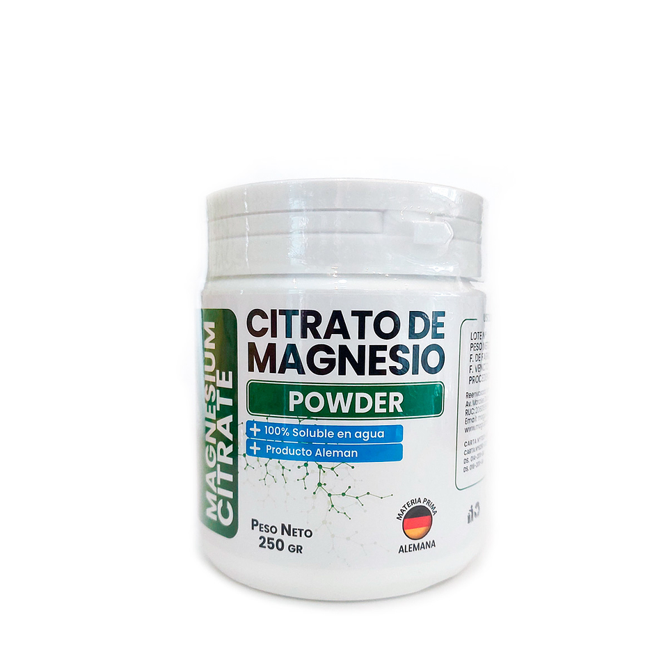 Citrato de Magnesio en polvo 250gr 1