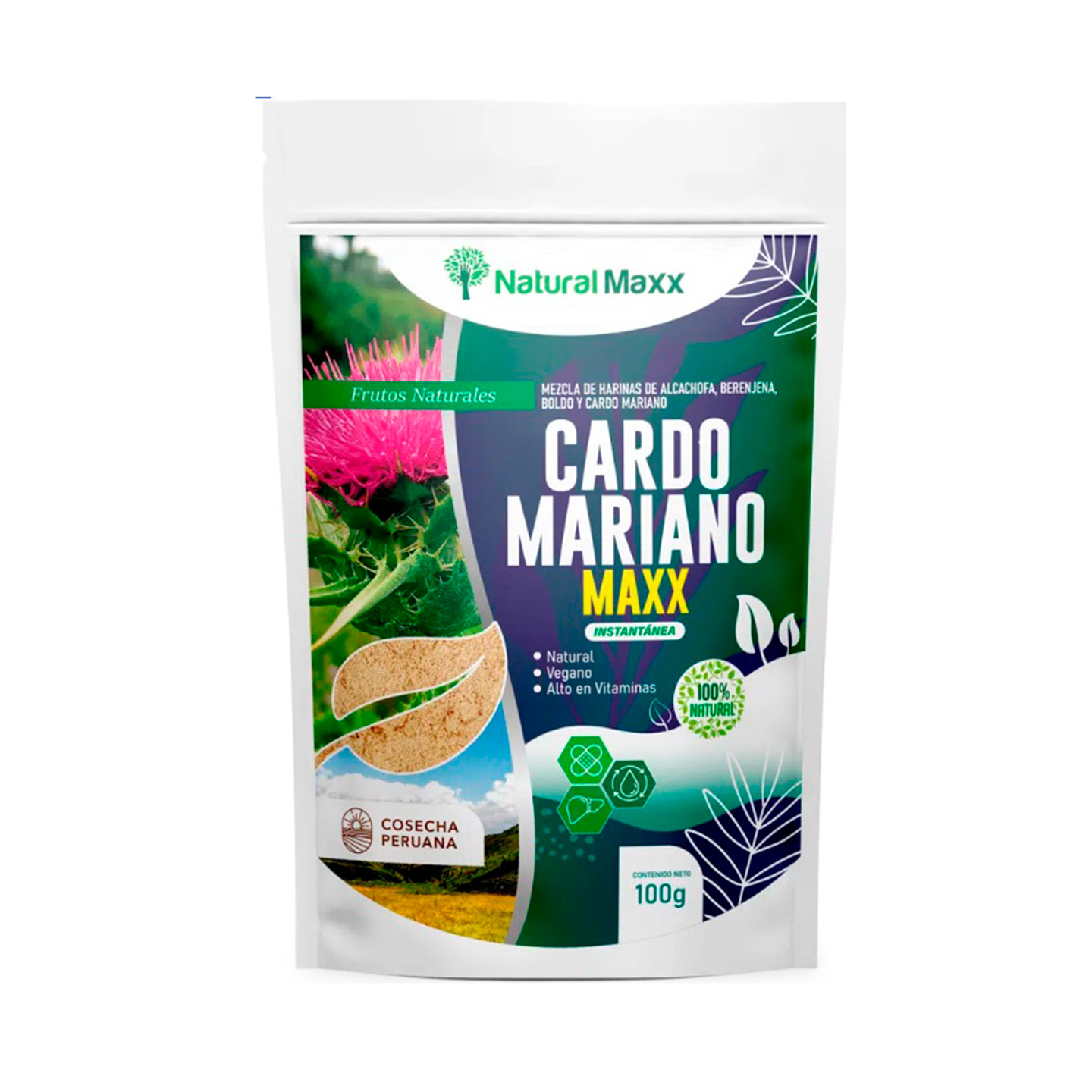 Harina de cardomariano - Ziplock 100gr 1