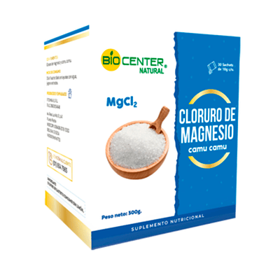 Cloruro de magnesio + Camu camu - Caja de 30 sobres