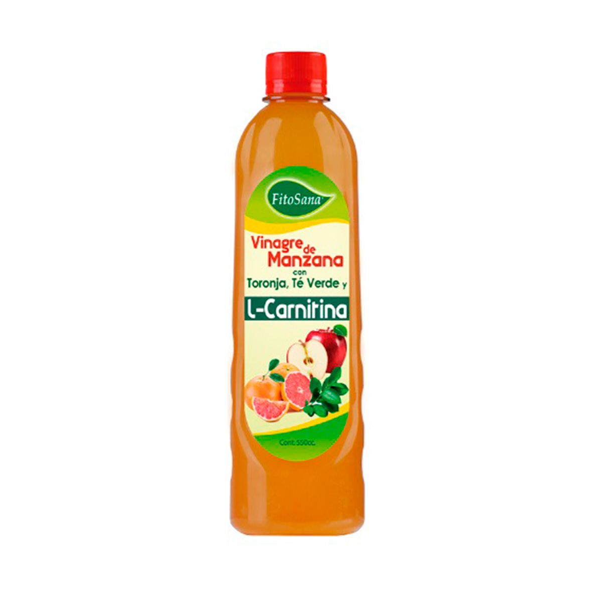 vinagre de manzana con l carnitina Vinagre de Manzana con L-Carnitina – Botella 550ml