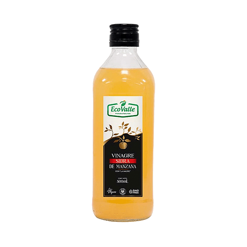 Vinagre de sidra de manzana c/cultivo madre - Botella 500ml