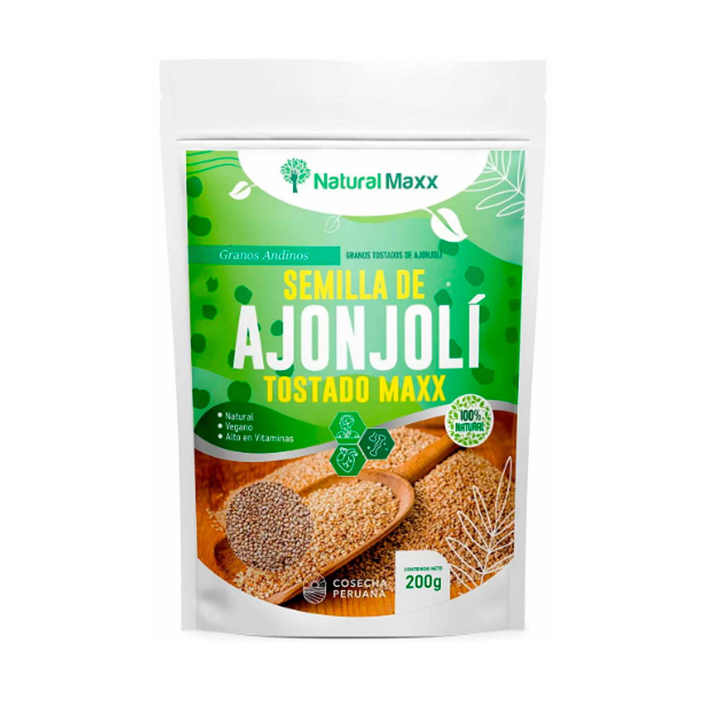 Semillas de ajonjolí tostado - Bolsa 200gr 1