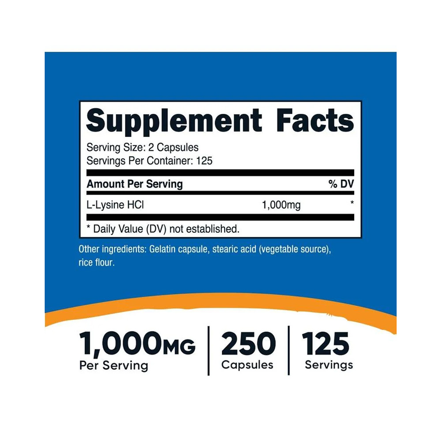 L-lisina 500 mg x 250 cápsulas (PARA IMPORTAR) 2