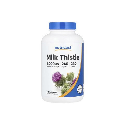 Milk Thistle (Cardomariano), 1000 mg por servicio - 240 cápsulas (PARA IMPORTAR