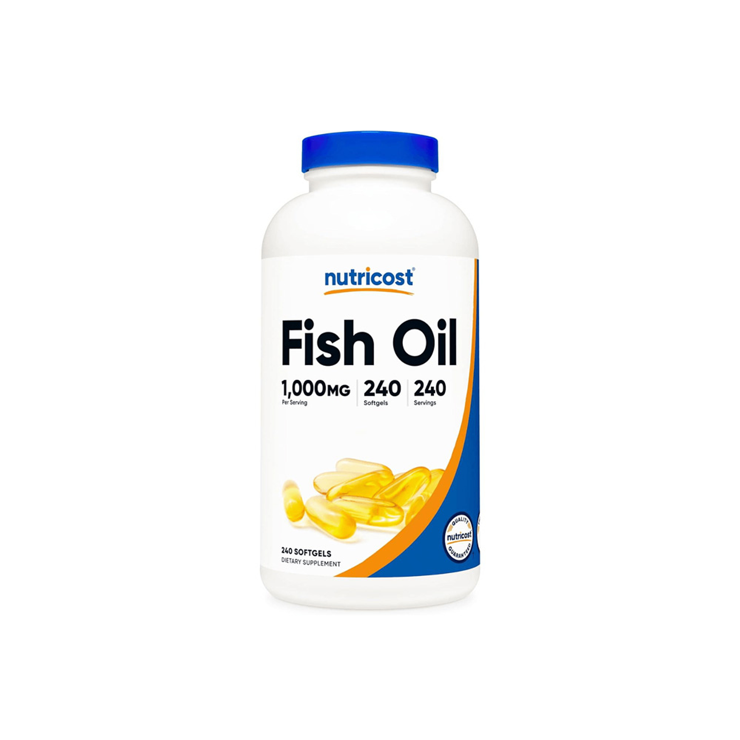 Fish Oil, 1000 mg por cápsula - 240 cápsulas blandas (PARA IMPORTAR) 1