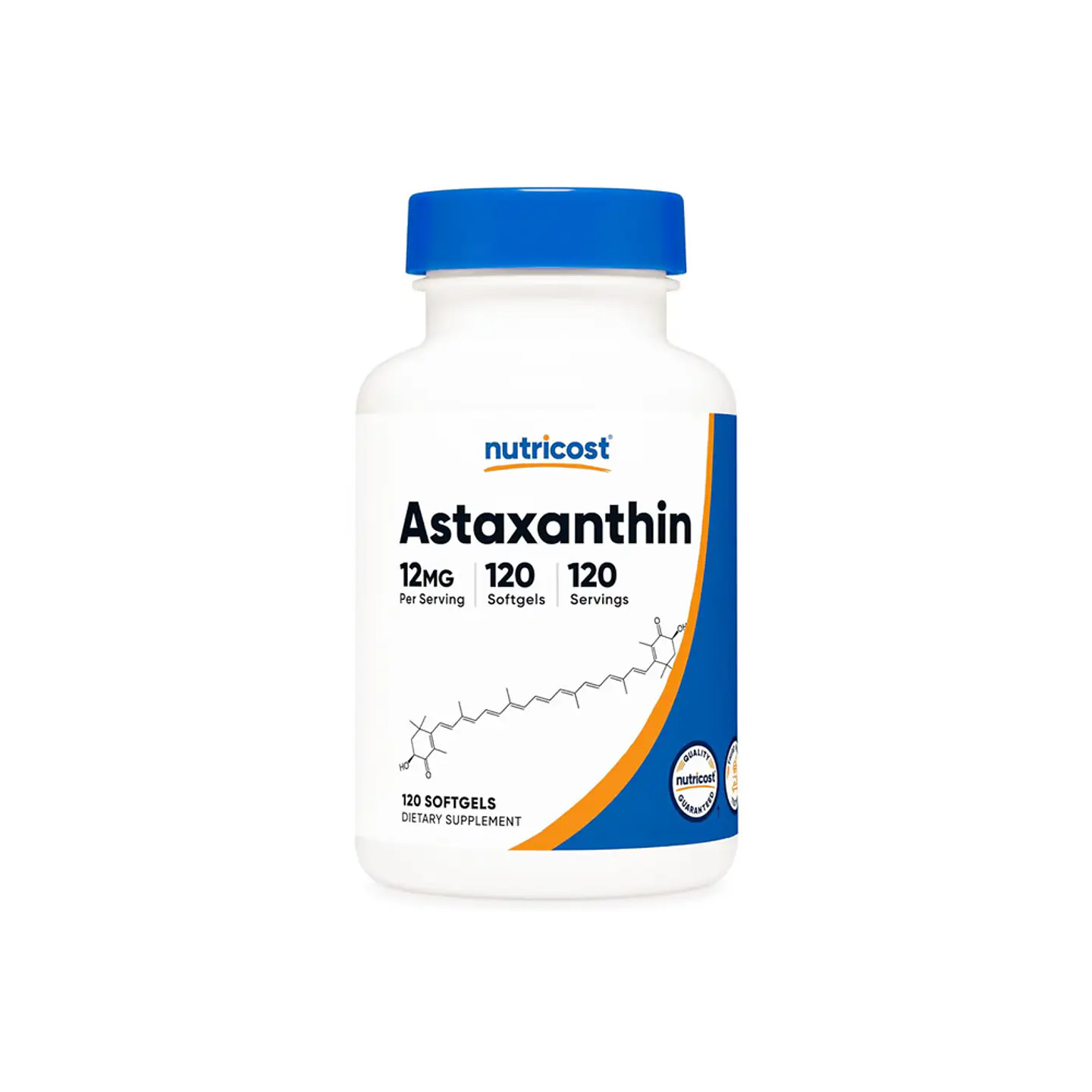 Astaxantina, 12 mg por cápsula - 120 cápsulas blandas (PARA IMPORTAR 1