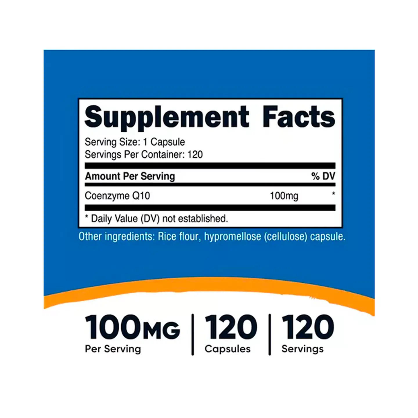 Coenzima Q10, 100 mg por cápsula - 120 cápsulas blandas (PARA IMPORTAR) 2