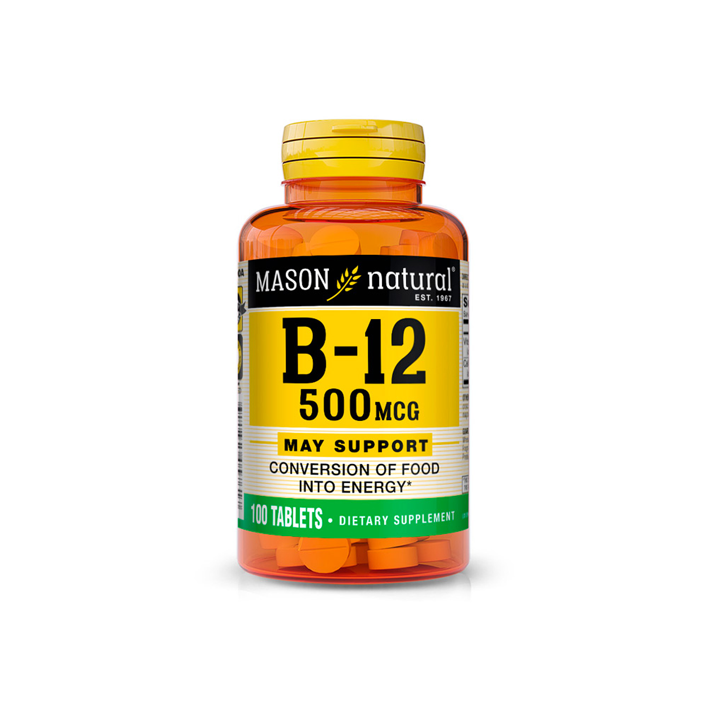 Vitamina B-12, 500 Mcg - 100 tabletas 1