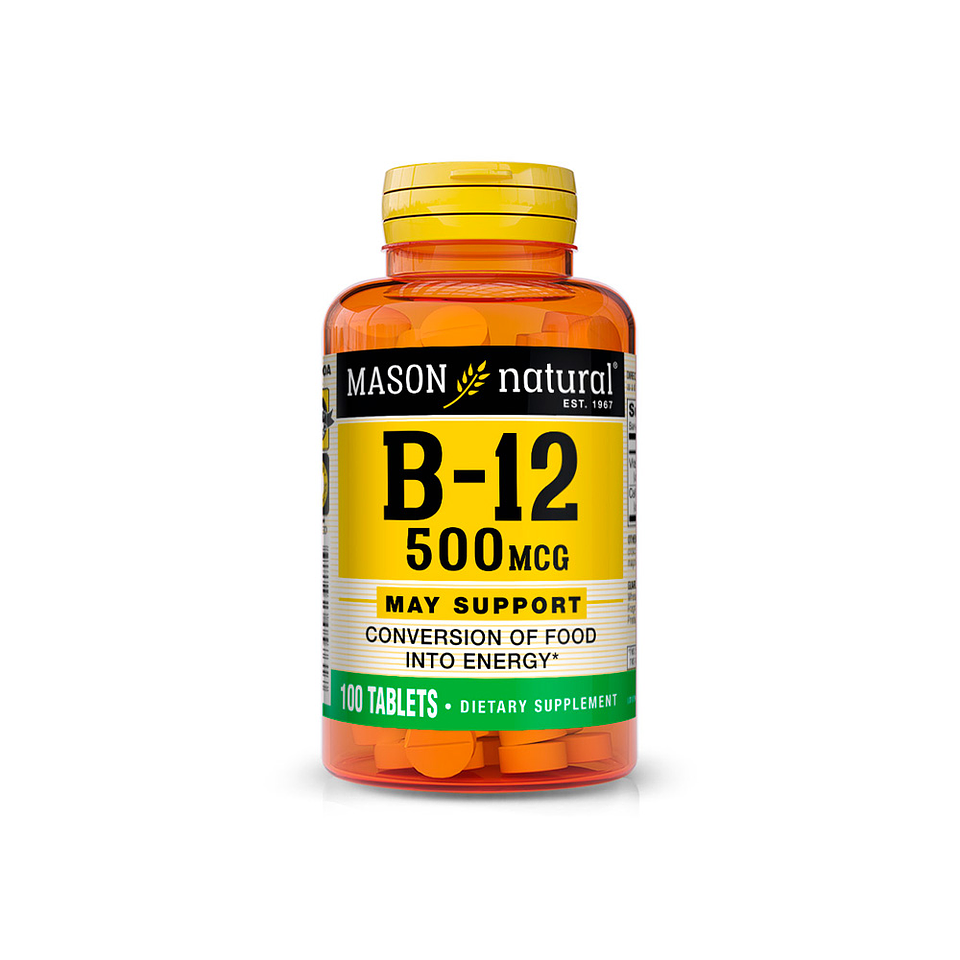 Vitamina B-12, 500 Mcg - 100 tabletas 1