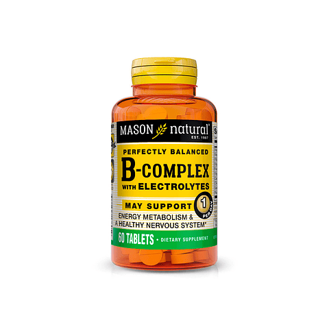 Complejo B con electrolitos - 60 tabletas