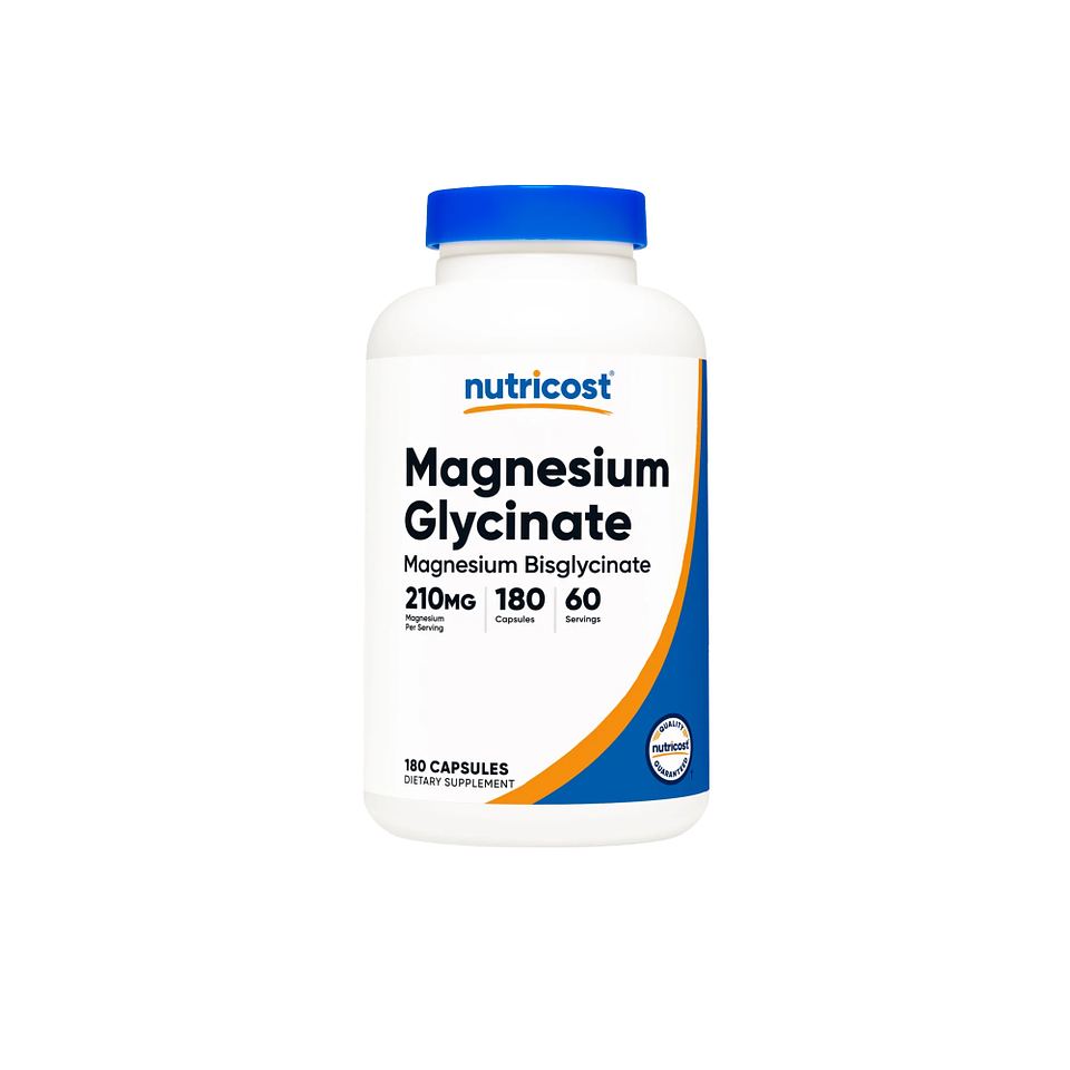 Glicinato de Magnesio 210 mg por servicio - 180 cápsulas (PARA IMPORTAR) 1