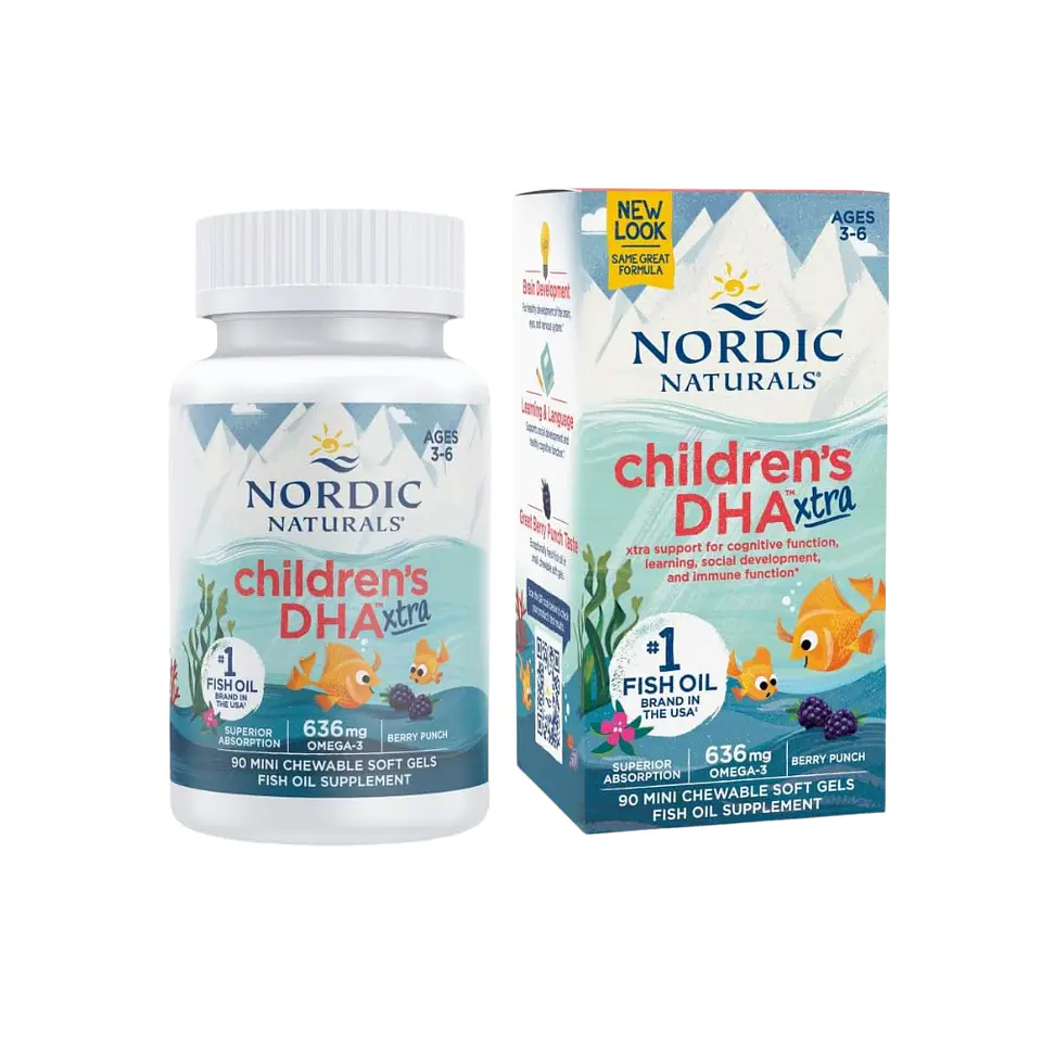 Children’s DHA xtra, de 3 a 6 años (USA) - 90 minicápsulas (PARA IMPORTAR) 1