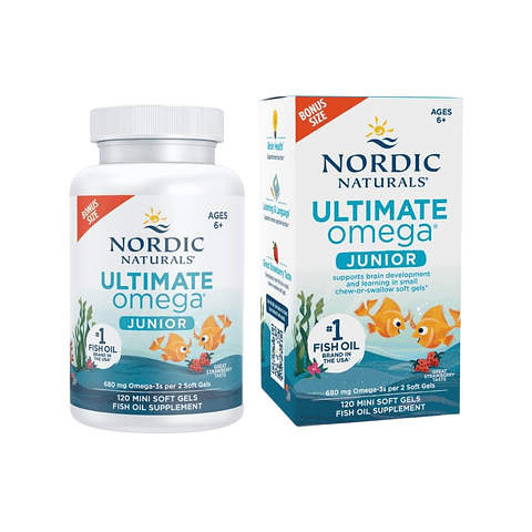 Ultimate Omega Junior, de 6 a 12 años (USA) - 120 minicápsulas (PARA IMPORTAR)