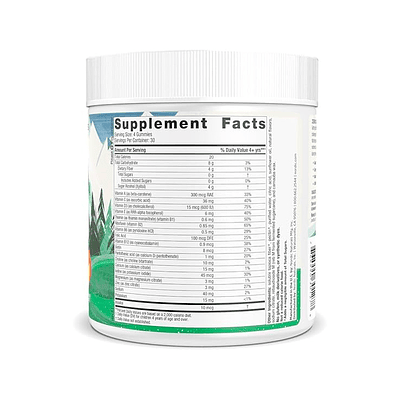 Zero Sugar Kids Multi Gummies, sabor naranja-limón, 18 nutrientes esenciales sin azúcar – 120 gomitas (PARA IMPORTAR)