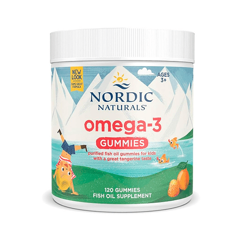 Omega-3 Gummies, sabor tangerina, 82 mg de Omega-3 por porción (PARA IMPORTAR)