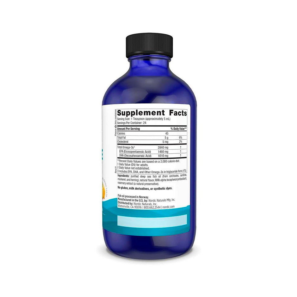 Ultimate Omega Líquido, sabor limón, 2840 mg de omega 3 por servicio - 119 ml (PARA IMPORTAR) 2