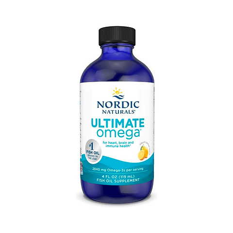 Ultimate Omega Líquido, sabor limón, 2840 mg de omega 3 por servicio - 119 ml (PARA IMPORTAR)