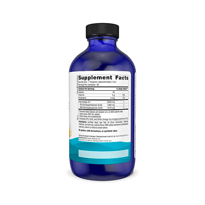 Ultimate Omega Líquido, sabor limón, 2840 mg de omega 3 por servicio - 237 ml (PARA IMPORTAR)