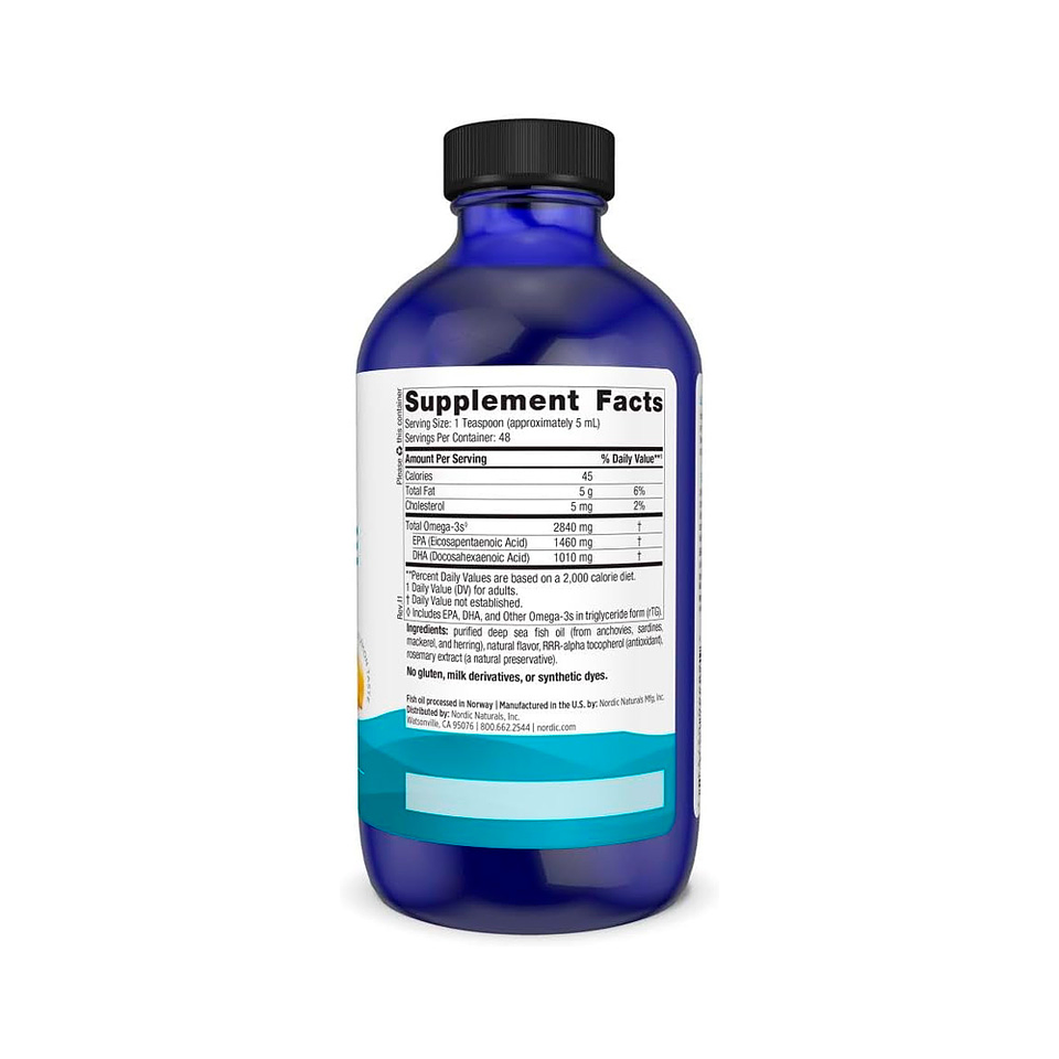 Ultimate Omega Líquido, sabor limón, 2840 mg de omega 3 por servicio - 237 ml (PARA IMPORTAR) 2