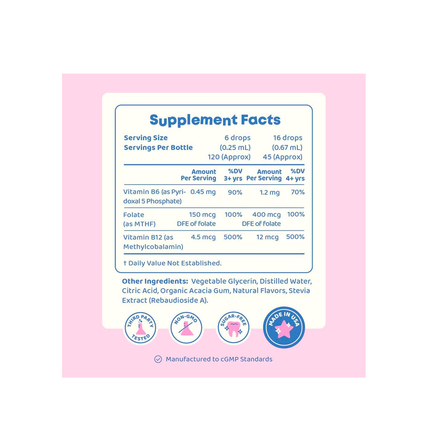 MethylBee, de 3 años a más, sabor berry-lemonade,  función conigtiva - 30 ml (PARA IMPORTAR) 2