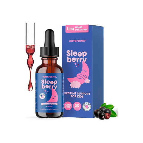 Sleep Berry 1 mg, de 3 años a más, suplemento para el sueño - 30 ml (PARA IMPORTAR)