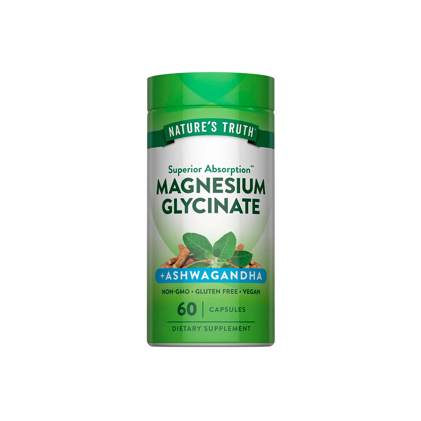 Glicinato de magnesio + Ashwagandha - 60 cápsulas (PARA IMPORTAR) 1