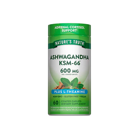 Ashwagandha KSM66 + L-teanina - 60 tabletas recubiertas (PARA IMPORTAR)